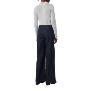 Women's Long Sleeve Lyocell T-Shirt with High Collar COMMA image-5