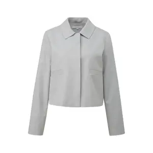 Women's Shirt Collar Jacket with Button Placket COMMA