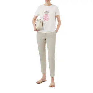 Women's Glitter Print T-Shirt COMMA image-5