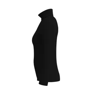 Fitted Roll Neck Long Sleeve Split Cuff Top Women COMMA image-2