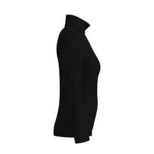 Fitted Roll Neck Long Sleeve Split Cuff Top Women COMMA image-3