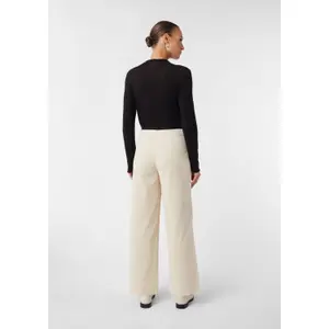 Wide Leg Corduroy Casual Fit Trousers Women COMMA image-4