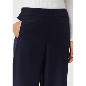 Women's Elastic Waist Marlène Style Trousers with Italian Pockets COMMA image-3