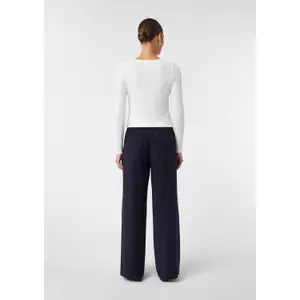 Women's Elastic Waist Marlène Style Trousers with Italian Pockets COMMA image-4