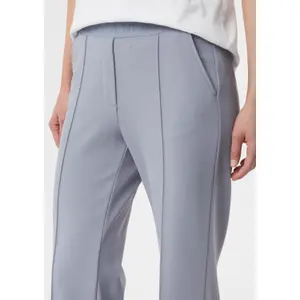 Womens Logo Waist Gabardine Suit Trousers COMMA image-3