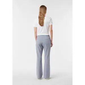 Womens Logo Waist Gabardine Suit Trousers COMMA image-4