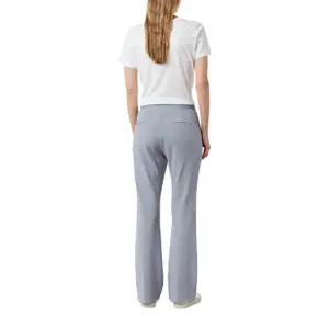 Womens Logo Waist Gabardine Suit Trousers COMMA image-5