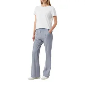 Womens Logo Waist Gabardine Suit Trousers COMMA image-6