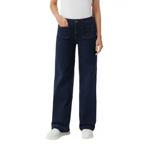 High Waist Wide Leg Jeans Light Wash Women COMMA image-2