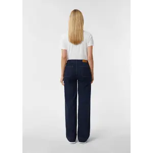 High Waist Wide Leg Jeans Light Wash Women COMMA image-4