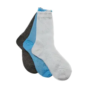 Sparkly Knit Socks with Shiny Details Women COMMA image-3