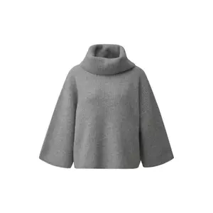 Women’s Roll Neck Poncho 3/4 Sleeve COMMA image-0