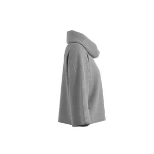 Women’s Roll Neck Poncho 3/4 Sleeve COMMA image-3