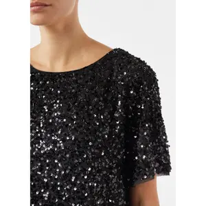 Elegant Short Sleeve Blouse for Special Occasions Women COMMA image-3