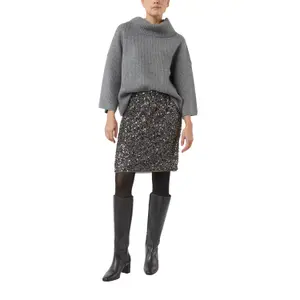 Women’s Sequin Skirt COMMA image-2