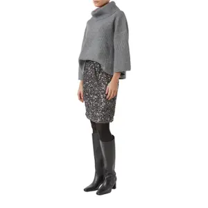 Women’s Sequin Skirt COMMA image-6