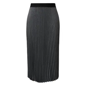Pleated Skirt with Elasticated Waist Women COMMA image-0