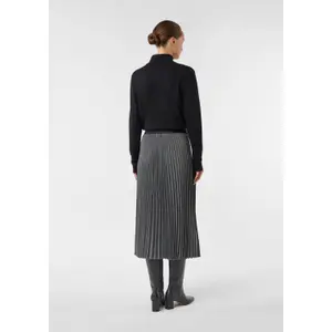Pleated Skirt with Elasticated Waist Women COMMA image-4