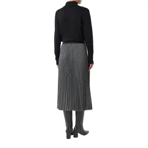 Pleated Skirt with Elasticated Waist Women COMMA image-5