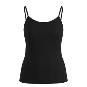 Women's Cotton Blend Thin Straps Tank Top COMMA image-0