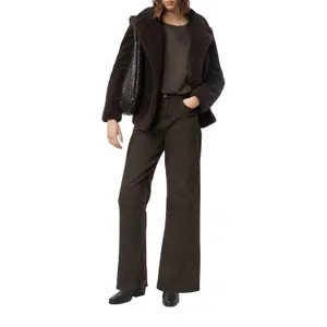 Women's Satin Blouse with 3/4 Sleeves and Delicate Pleats COMMA image-6