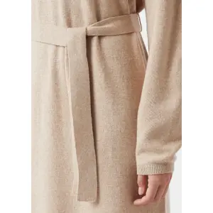 Flattering V-Neck Midi Knitted Dress for Women COMMA image-3