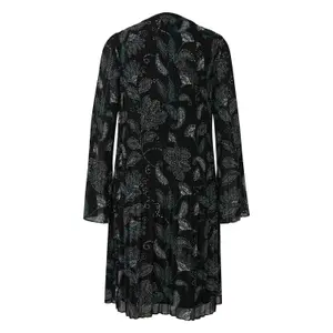 Pleated Chiffon Blouse Dress Women's COMMA image-1
