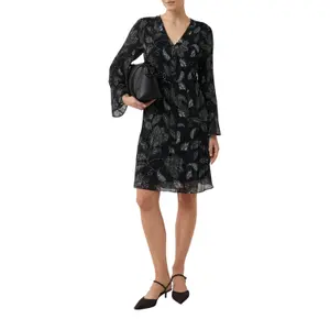 Pleated Chiffon Blouse Dress Women's COMMA image-6