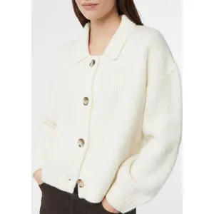 Wool and Alpaca Blend Chunky Knit Cardigan Women's COMMA image-3