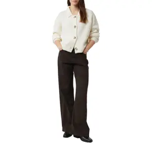 Wool and Alpaca Blend Chunky Knit Cardigan Women's COMMA image-6