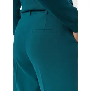 Marlène Style Crepe Trousers with Shaped Waistband Women's COMMA image-3
