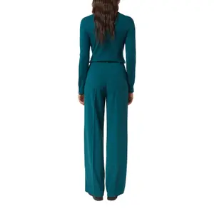 Marlène Style Crepe Trousers with Shaped Waistband Women's COMMA image-5