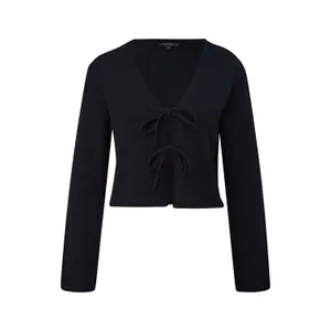 Short Cardigan with Bow Details Women COMMA image-0