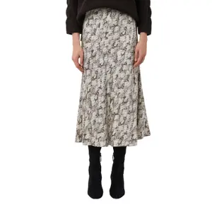 Full Print Skirt Women COMMA Midi image-2