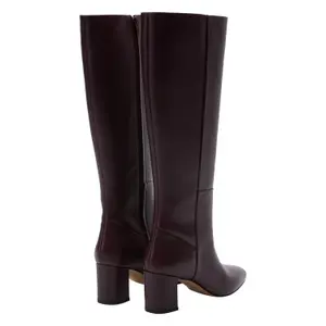 Smooth Cow Leather Boots for Women COMMA image-1