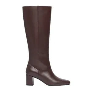 Smooth Cow Leather Boots for Women COMMA image-2