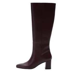 Smooth Cow Leather Boots for Women COMMA image-5