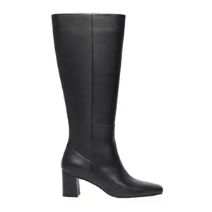 Smooth Cow Leather Boots for Women COMMA image-2