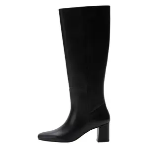 Smooth Cow Leather Boots for Women COMMA image-5