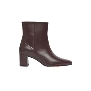 Smooth Cowhide Leather Ankle Boots Women COMMA image-2