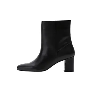 Smooth Cowhide Leather Ankle Boots Women COMMA image-5