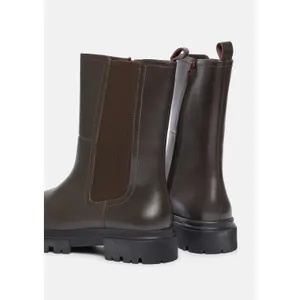 Smooth Leather Chelsea Boots for Women COMMA image-4