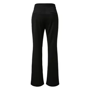 Women's Elastic Waist Flared Jersey Trousers with Italian Pockets COMMA image-1