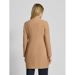 Sophisticated Mid-Length Coat in Brushed Fabric with Shawl Collar for Women COMMA image-2