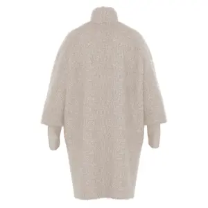 Long Wool Blend Hair Cape Style Coat Women's Egg Cut COMMA image-1