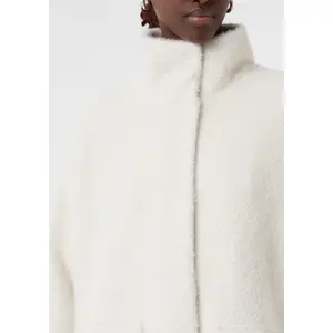Long Wool Blend Hair Cape Style Coat Women's Egg Cut COMMA image-3
