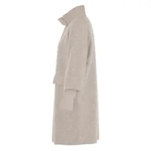 Long Wool Blend Hair Cape Style Coat Women's Egg Cut COMMA image-6