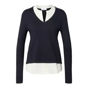 High Collar and V Neck Women's Top COMMA image-0