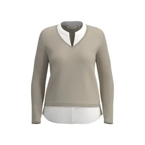 High Collar and V Neck Women's Top COMMA image-0