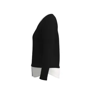 High Collar and V Neck Women's Top COMMA image-2